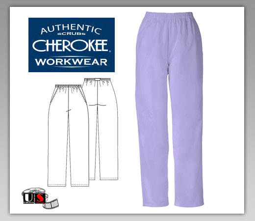 Cherokee Workwear Natural Rise Pull-On Pant - Click Image to Close