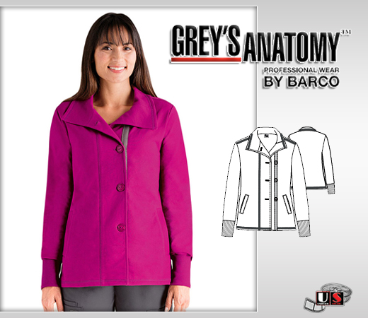 Grey's Anatomy 2 Welt Pockets Semi Fitted Jacket - Radiance - Click Image to Close
