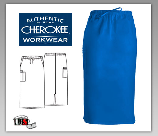 Cherokee Workwear 30" Drawstring Skirt - Click Image to Close