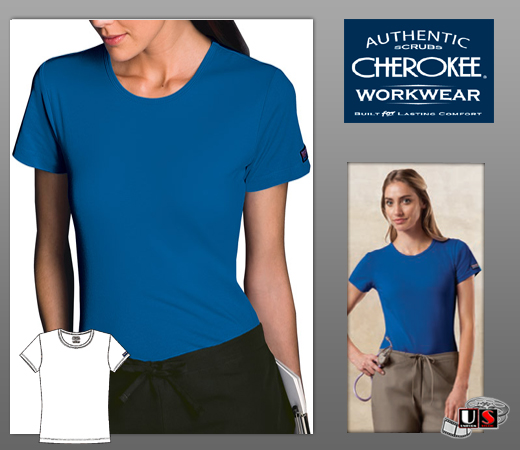 Cherokee Workwear's Short Sleeve Tee - Click Image to Close