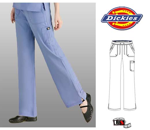 Dickies Performance Stretch Utility Fashion Cargo Pant - Ceil - Click Image to Close