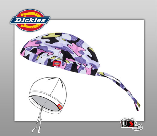 Dickies Scrub Hat in Puzzled Camo - Click Image to Close