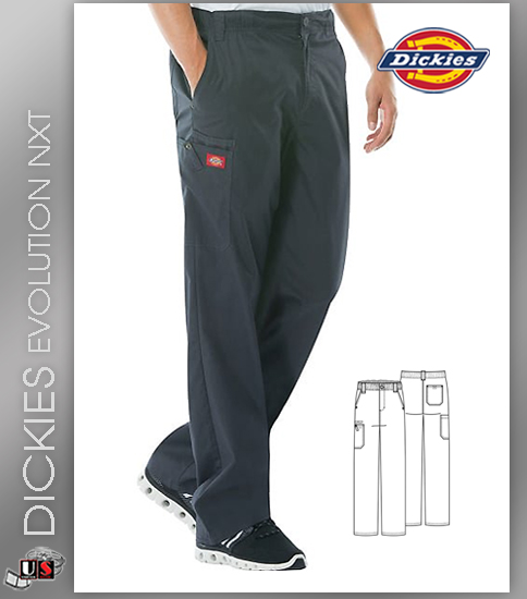 Dickies Evolution Men's Elastic Waist Cargo Pant - Click Image to Close