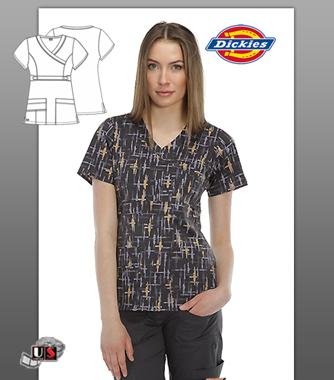 Dickies "Youtility" Printed Cross The Line Mock Wrap - Click Image to Close