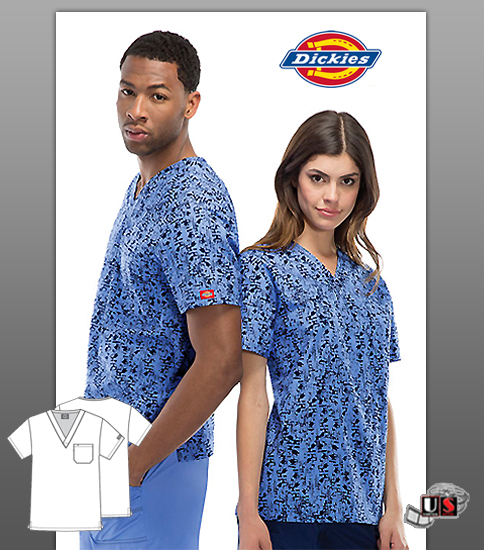 Dickies Scratch That Ciel Jr. Fit Round Neck Top - Click Image to Close