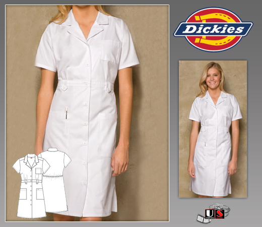 Dickies Fashion Professional Whites Womens Dress - Click Image to Close