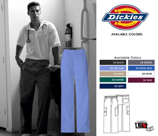 Dickies Men's Utility Scrub Pant - Click Image to Close