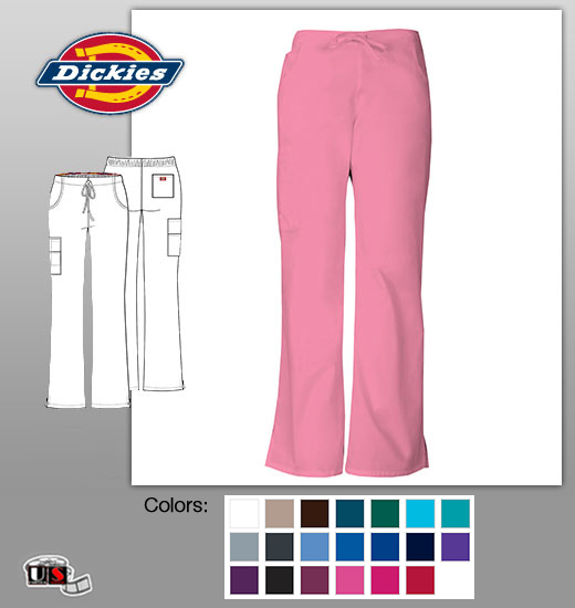 Dickies EDS Signature Missy Fit Mid-Rise Drawstring Cargo Pant - Click Image to Close