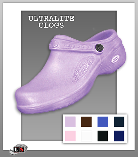 Nursing Clogs Lilac - Click Image to Close