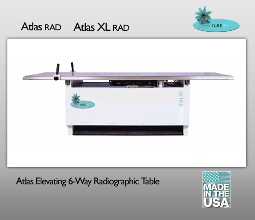 Atlas Elevating 6-Way Radiographic Table - Click Image to Close