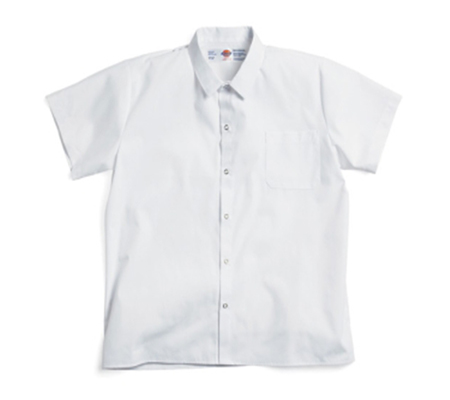 Dickies Economy Kitchen Shirt - WHT - Click Image to Close