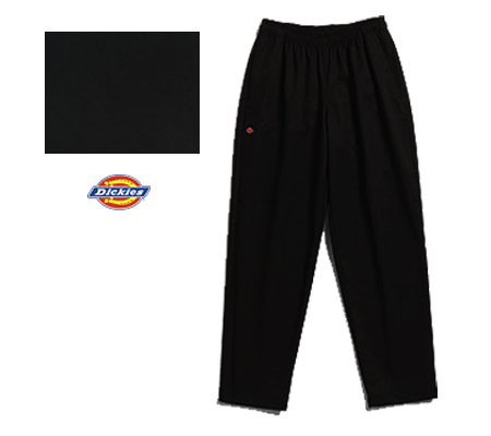 Dickies Economy Chef Pant - BLK - Click Image to Close