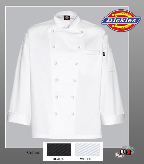 Dickies Chef Lorenzo Executive Chef Coat - Click Image to Close
