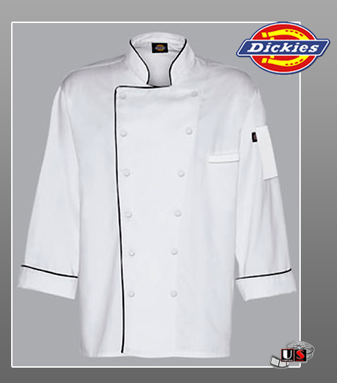Dickies Chef Bruno Executive Chef Coat - Click Image to Close