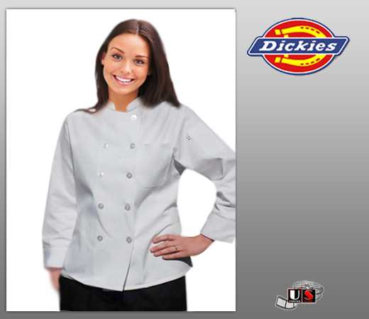 Dickies Chef Bettina Womens Chef Coat - Click Image to Close