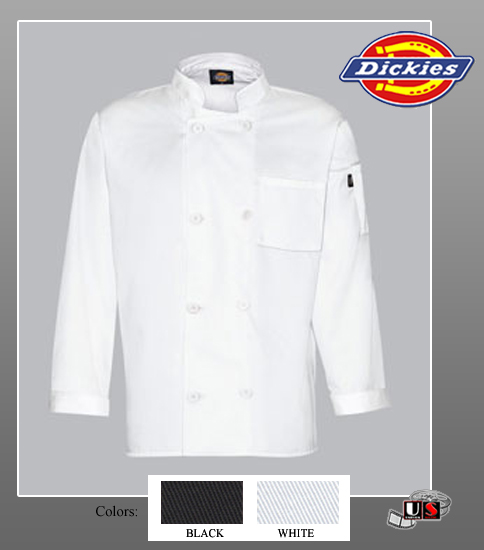 Dickies Chef The 8 Button Chef Coat - Click Image to Close