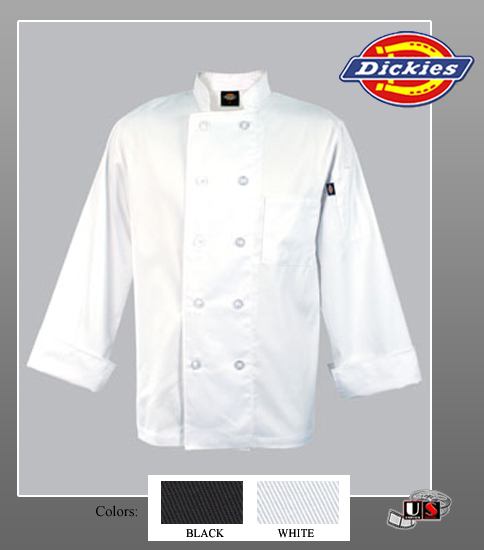 Dickies Chef Paolo Classic Chef Coat - Click Image to Close