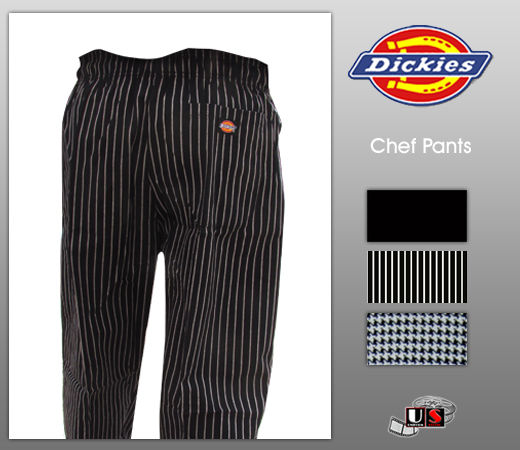 Dickies Chef Traditional Zipper Fly Baggy - Click Image to Close