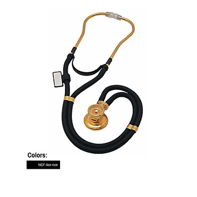 MDF 22K Gold Deluxe Sprague Rappaport Stethoscope - Click Image to Close