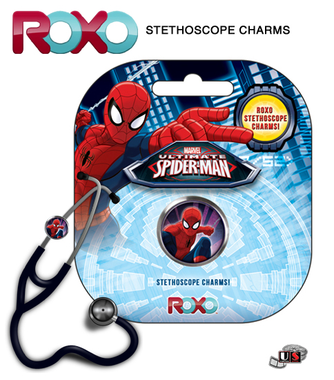 Disney Marvel Ultimate Spider Man Stethoscope Charm - Click Image to Close