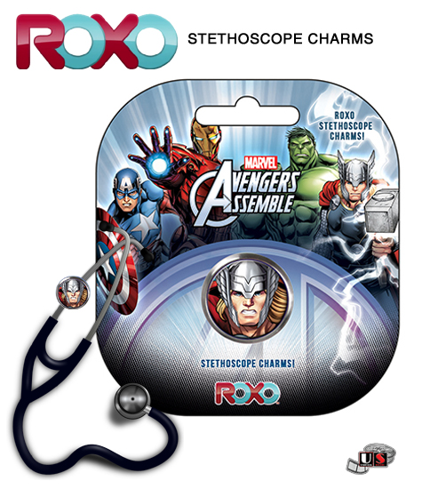 Disney Marvel Avengers Assemble Thor Stethoscope Charm - Click Image to Close