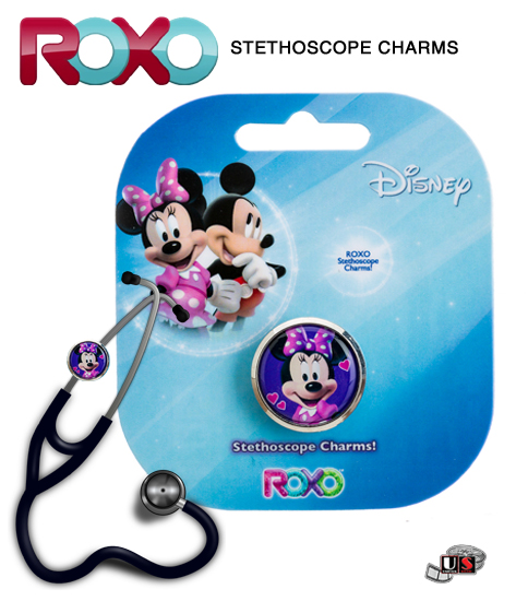 Disney Minnie Mouse Stethoscope Charm - Click Image to Close