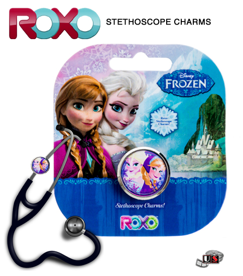 Disney Frozen Anna Elsa Stethoscope Charm - Click Image to Close