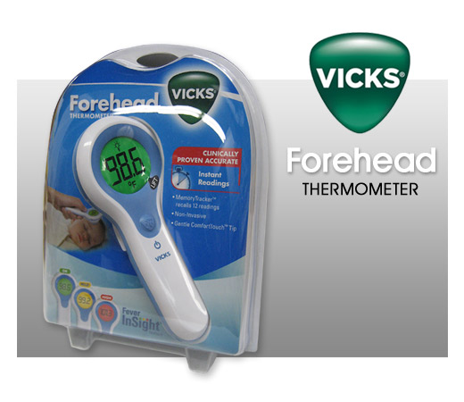 Vicks Forehead Thermometer - Click Image to Close