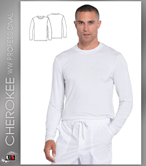 Cherokee Workwear Professionals Men's Underscrub Knit Top - Click Image to Close