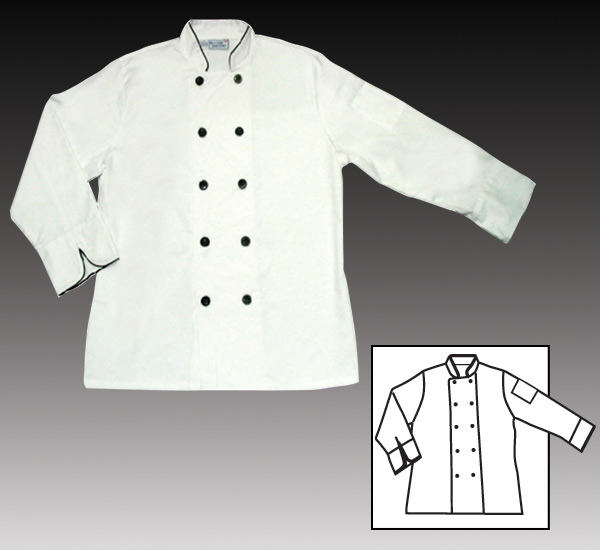 Chef Coat White - Click Image to Close