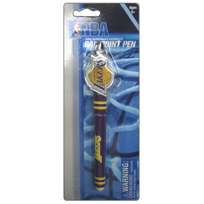 NBA Officially Licensed Lakers Ballpoint Pen - Click Image to Close
