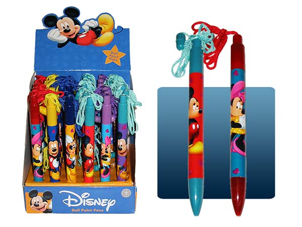 Disney Mickey-Minnie Retractable Pen in 6 Assortment - Click Image to Close