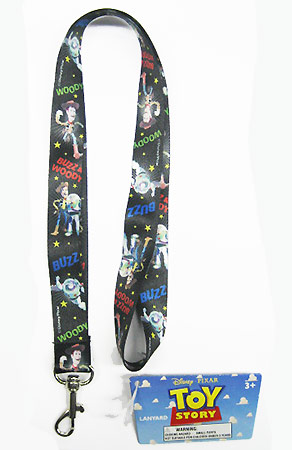 36" Toy Story Lanyard w/ Metal Clip - Click Image to Close